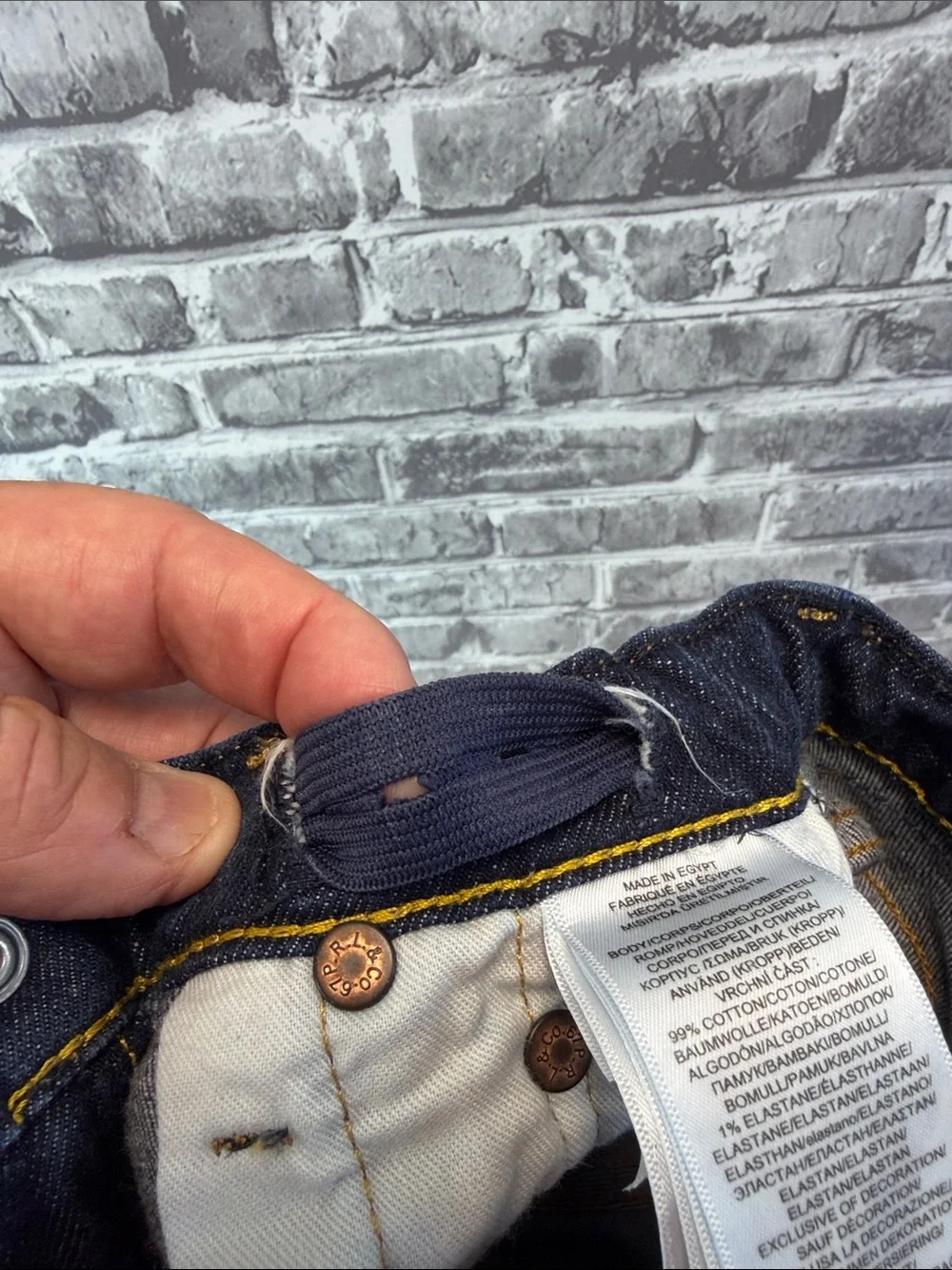 Ralph Lauren Kids Dark Blue Denim Jeans
